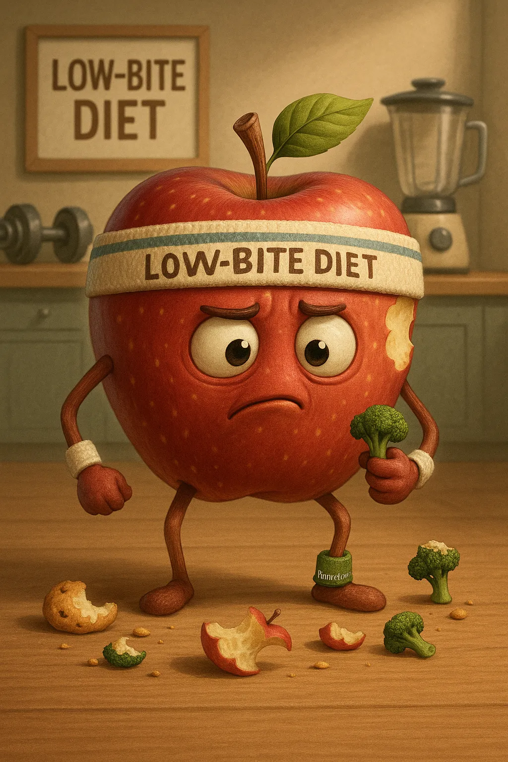 How does an Apple stay healthy? Its on a low-bite diet!