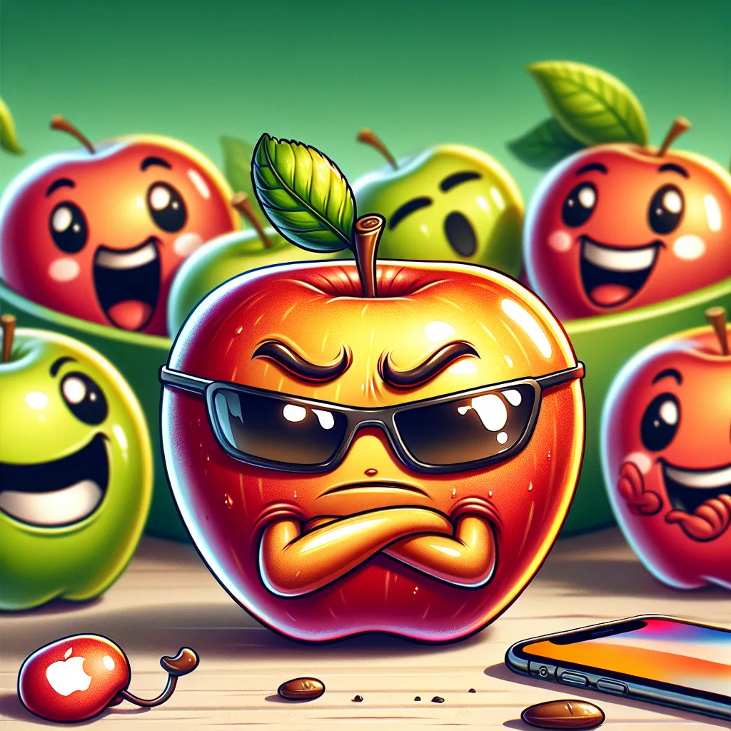 What do you call an Apple with a bad attitude? A sour device!