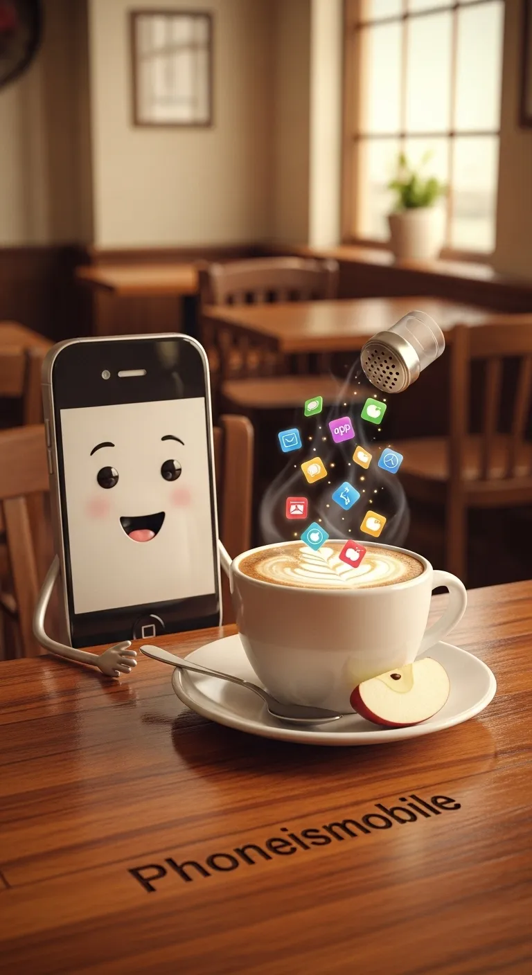 How does an iPhone take its coffee?


With a little “app”le flavor!