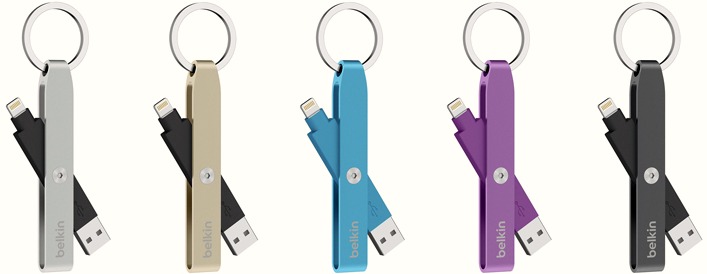 DELA DISCOUNT Belkin-MIXIT-Lightning-to-USB-Keychain-all-colors Mobile ChargeKey DELA DISCOUNT  