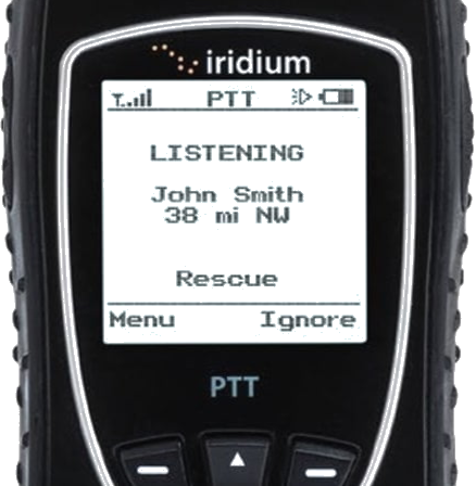 Iridium Satellit Phones Screen