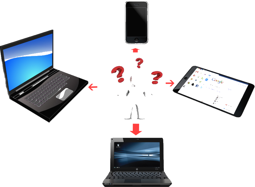 Laptop-Smartphone-Tablet-Netbook