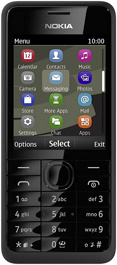 The Nokia 301 DUAL SIM Mobile Phone