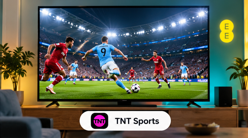 TNT Sports on a television