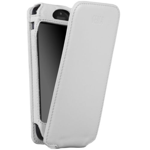 DELA DISCOUNT Sena-Magnet-Flipper-for-iPhone-5S-5-white-leather Mobile Phone Accessories DELA DISCOUNT  