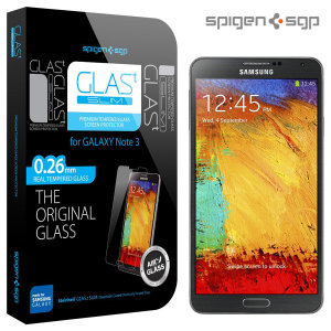 DELA DISCOUNT Spigen-tempered-glass-screen-protector-galaxy-note-3 Mobile Phone Accessories DELA DISCOUNT  