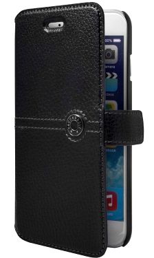 DELA DISCOUNT faconnable_leather_folio_case_for_iphone6_black Mobile Phone Accessories DELA DISCOUNT  