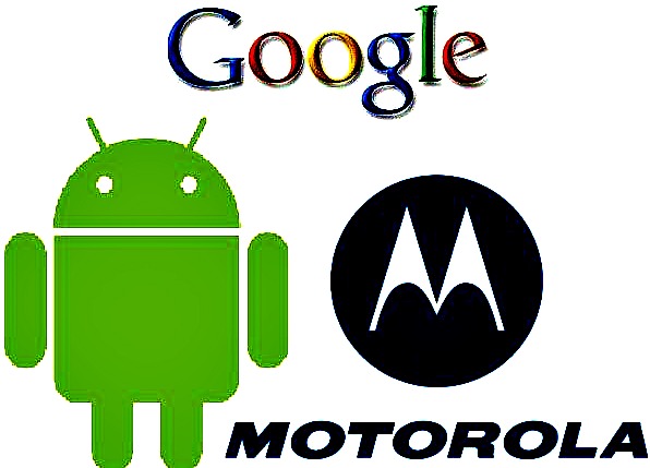 Google Motorola and Android logos