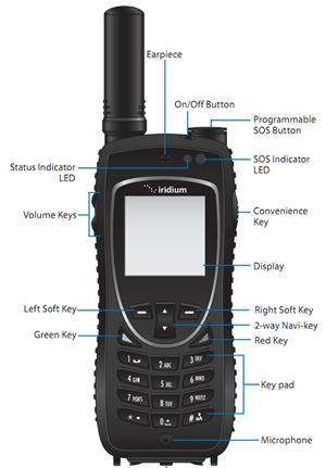 Iridium extreme 9575 (LEO SatPhone) features and functions
