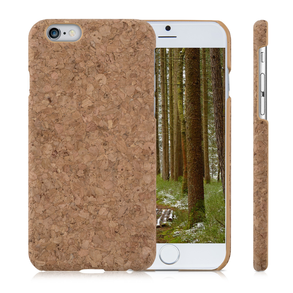 DELA DISCOUNT kwmobile-CORK-COVER-FOR-APPLE-IPHONE-6-6S Wooden Cases DELA DISCOUNT  