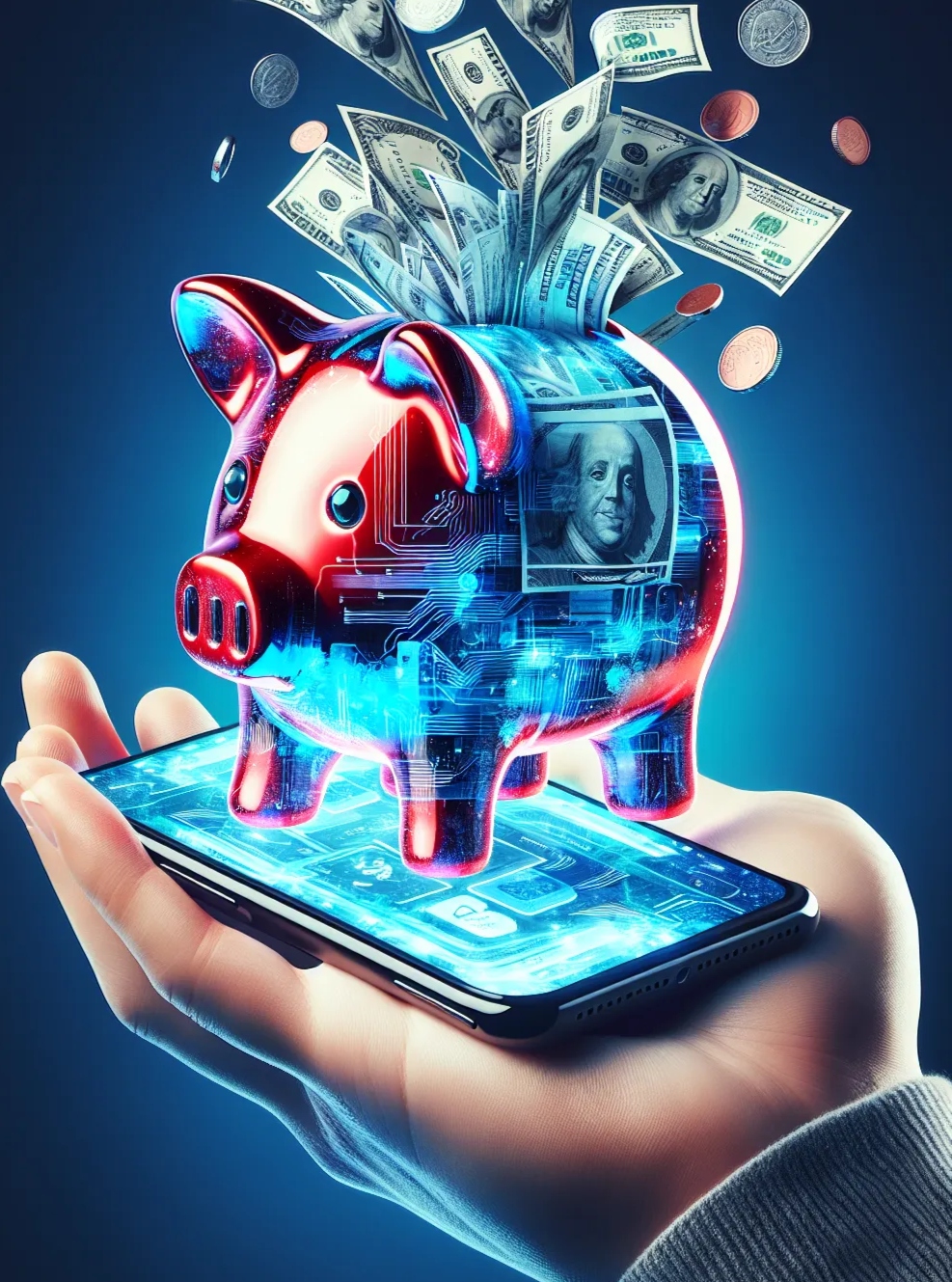 piggy bank saving money