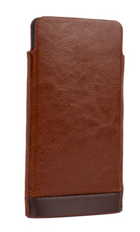 DELA DISCOUNT slimline_tan_leather_pouch_galaxy_a5 Mobile Phone Accessories DELA DISCOUNT  