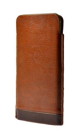 Details about   SLIM CHIC POUCH HAND-SEWN OF COWHIDE FINEST LEATHER SLEEVE CASE COVER FOR PHONES 