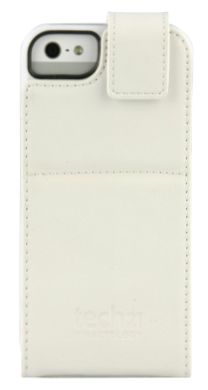 DELA DISCOUNT tech21_d3o_impact_flip_leather_case_for_iphone5_white_frontshot Mobile Phone Accessories DELA DISCOUNT  