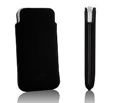 DELA DISCOUNT veloute_series_leather_pouch_for_iphone_5s_black Mobile Phone Accessories DELA DISCOUNT  