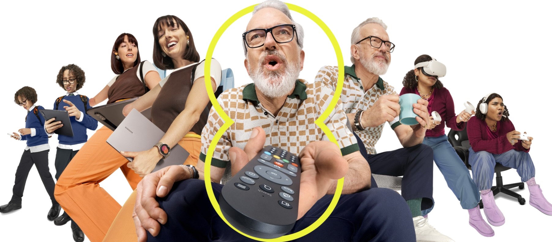 High-quality media and gaming on mobile, representing sustained Heavy usage behaviour