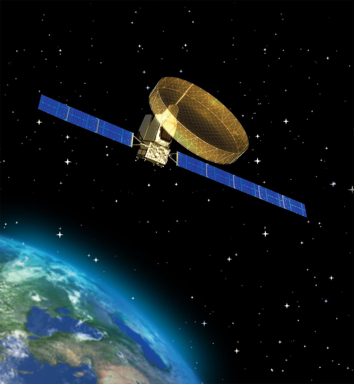 Thuraya Satellite in space